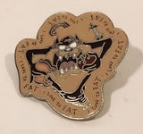 1998 Warner Bros. Looney Tunes Taz Tasmanian Devil I Love To Eat Enamel Metal Lapel Pin