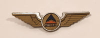 Vintage Stoeffel Seals Delta Airlines Pilots Wings Plastic Lapel Pin