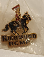 RCMP Royal Canadian Mounted Police Musical Ride Mountie on Horse Richmond British Columbia Enamel Metal Lapel Pin