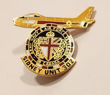 Army Navy & Air Force Veterans In Canada Sidney Unit 302 Airplane Enamel Metal Lapel Pin Badge