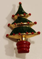 Christmas Tree Metal Brooch Pin