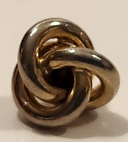 Knot Gold Tone Small Metal Lapel Pin