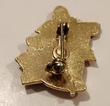 Christmas Bells and Holly Metal Brooch Pin