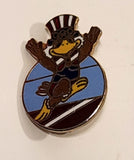 1984 Los Angeles Olympic Games Track and Field Sam The Eagle Enamel Metal Lapel Pin