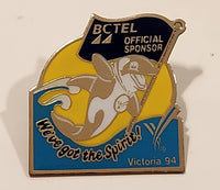 1994 Victoria XV Common Wealth Games Klee Wyck We've got the spirit! BC Tel Official Sponsor Enamel Metal Pin