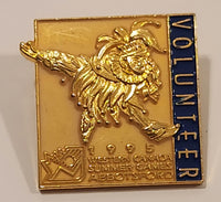 1995 Western Canada Summer Games Abbotsford Volunteer Gold Tone Metal Pin