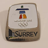 2010 Vancouver Winter Olympics Games City of Surrey Enamel Metal Lapel Pin