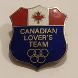 Olympic Games Canadian Lover's Team Enamel Metal Lapel Pin