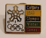 1988 Calgary Winter Olympic Games Enamel Metal Lapel Pin