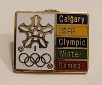 1988 Calgary Winter Olympic Games Enamel Metal Lapel Pin