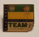 1993 Canada Games Team Saskatchewan, Kamloops British Columbia Enamel Metal Lapel Pin