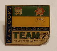 1993 Canada Games Team Saskatchewan, Kamloops British Columbia Enamel Metal Lapel Pin