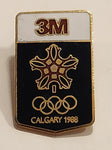 1988 Calgary Winter Olympic Games 3M Enamel Metal Lapel Pin