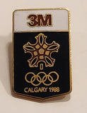 1988 Calgary Winter Olympic Games 3M Enamel Metal Lapel Pin