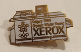 1988 Calgary Winter Olympic Games Xerox Enamel Metal Lapel Pin