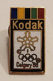 1988 Calgary Winter Olympics Kodak Enamel Metal Lapel Pin