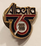 Alberta 75th Anniversary 1905 - 1980 5/8" Enamel Metal Lapel Pin