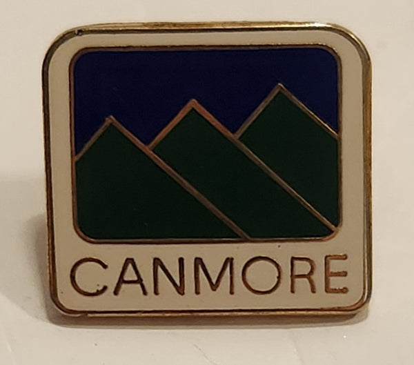 Canmore Alberta Enamel Metal Lapel Pin