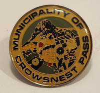 Municipality of Crowsnest Pass Alberta Enamel Metal Lapel Pin