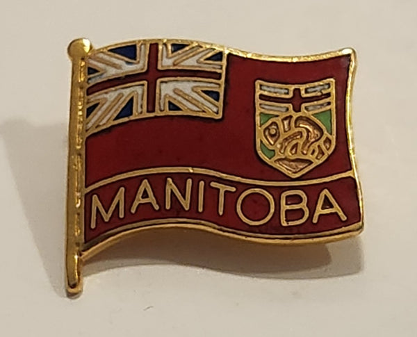 Manitoba Provincial Flag Enamel Metal Lapel Pin