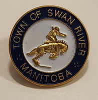 Town of Swan River Manitoba Enamel Metal Lapel Pin