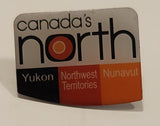 Canada's North Yukon Northwest Territories Nunavut Metal Lapel Pin