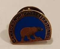 Canada's Northwest Territories Polar Bear Enamel Metal Lapel Pin