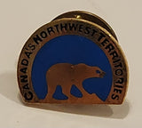 Canada's Northwest Territories Polar Bear Enamel Metal Lapel Pin