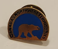 Canada's Northwest Territories Polar Bear Enamel Metal Lapel Pin