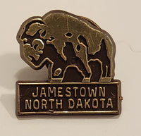 Jamestown North Dakota Buffalo Bison Plastic Lapel Pin