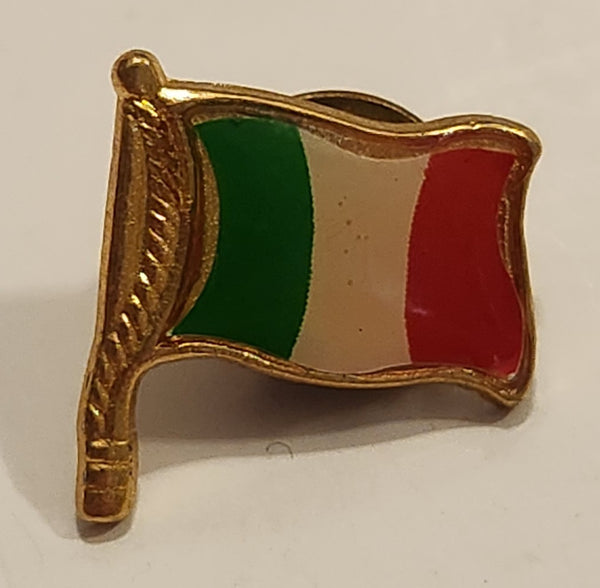 Italy Waving Flag Enamel and Metal Pin