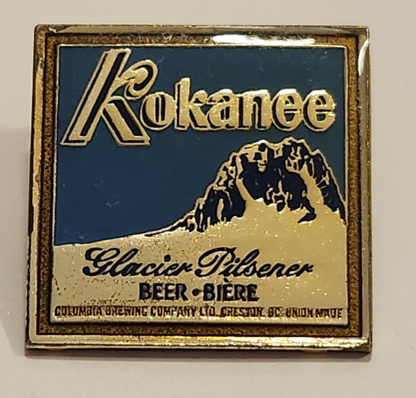 Kokanee Glacier Pilsner Beer Enamel Metal Lapel Pin