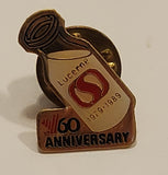 1929 to 1989 Safeway 60th Anniversary Milk Bottle Themed Enamel Metal Lapel Pin