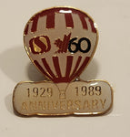 1929 to 1989 Safeway 60th Anniversary Hot Air Balloon Enamel Metal Lapel Pin