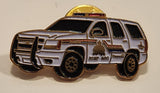 RCMP Royal Canadian Mounted Police Cruiser White SUV Enamel Metal Lapel Pin