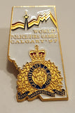 RCMP Royal Canadian Mounted Police World Police / Fire Games Calgary '97 Enamel Metal Lapel Pin