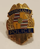 Honolulu Police Mini Badge Enamel Metal Lapel Pin