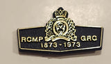 RCMP Royal Canadian Mounted Police 1873 to 1973 Plastic Lapel Pin Missing Backing