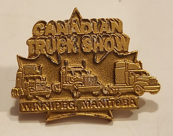 Canadian Truck Show Winnipeg Manitoba Gold Tone Metal Lapel Pin