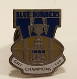 CFL Winnipeg Blue Bombers Football Team Grey Cup Champions Enamel Metal Lapel Pin