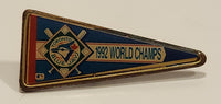 MLB Toronto Blue Jays 1992 World Champs Pennant Enamel Metal Lapel Pin