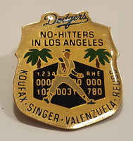 Unocal 76 MLB Los Angeles Dodgers No-Hitters Koufax Singer Valenzuela Reuss Enamel Metal Lapel Pin