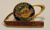 Hard Rock Honolulu Save The Planet Enamel Metal Lapel Pin