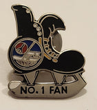 NHL Winnipeg Jets Hockey Team No. 1 Fan Hockey Skate Enamel Metal Lapel Pin