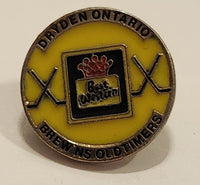 Best Western Dryden Ontario Brew NS Oldtimers Ice Hockey Enamel Metal Lapel Pin