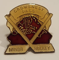 Crowsnest Pass Minor Hockey Enamel Metal Lapel Pin