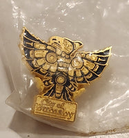 City Of Burnaby Aboriginal Bird Totem Enamel Metal Pin