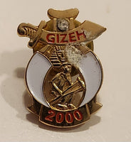 Gizeh 2000 Lapel Pin Potentate D. Benzies Enamel Metal Lapel Pin