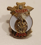 Gizeh 2000 Lapel Pin Potentate D. Benzies Enamel Metal Lapel Pin