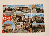 Vintage Roma Rome Italy Multiview Postcard